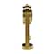 13" Gold Aluminum Tall Clock with Swinging Ball Pendulum